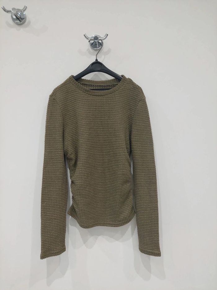 Pull femme kaki taille S