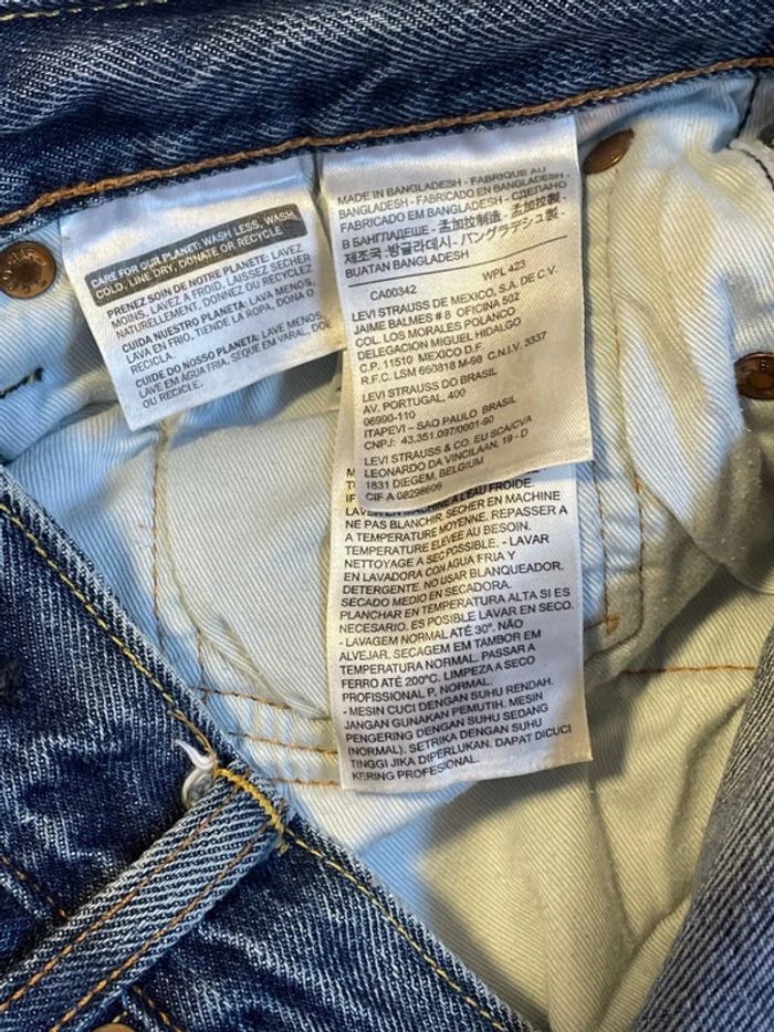 Jean Levi’s 501 bleu coupe droite taille W33 L32 - photo numéro 6