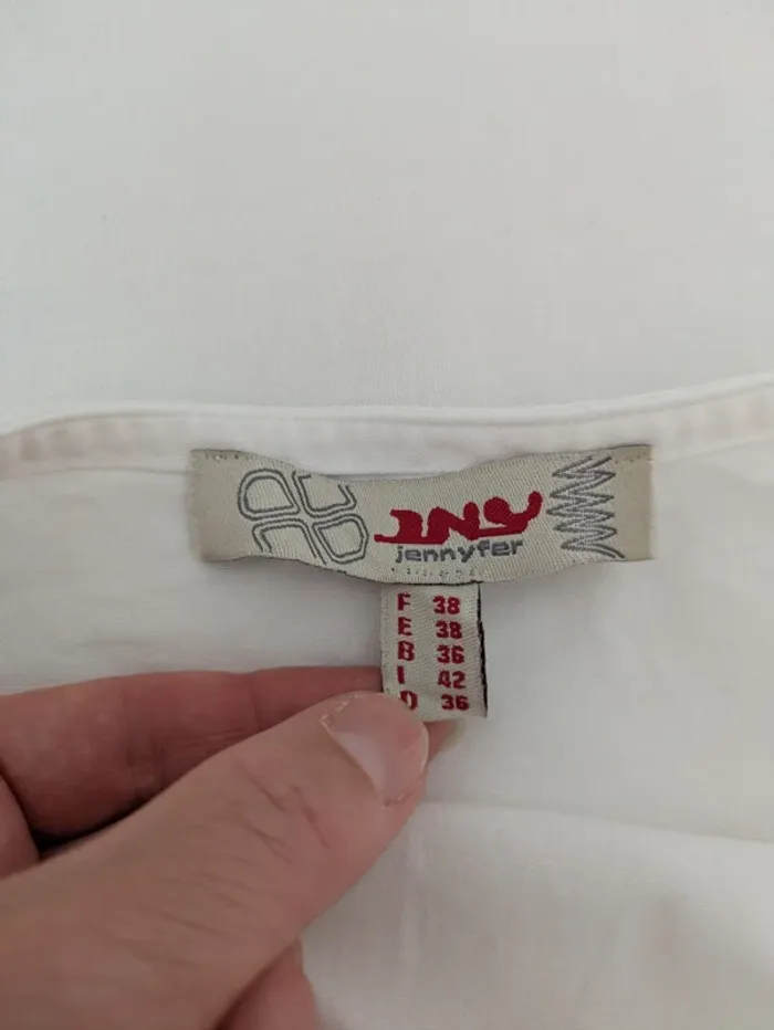 Robe d'été blanche dos nu - Jennyfer - taille 38 - photo numéro 4