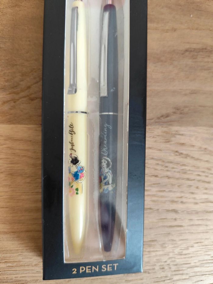 Lot de 2 stylo Blanche neige - photo numéro 2