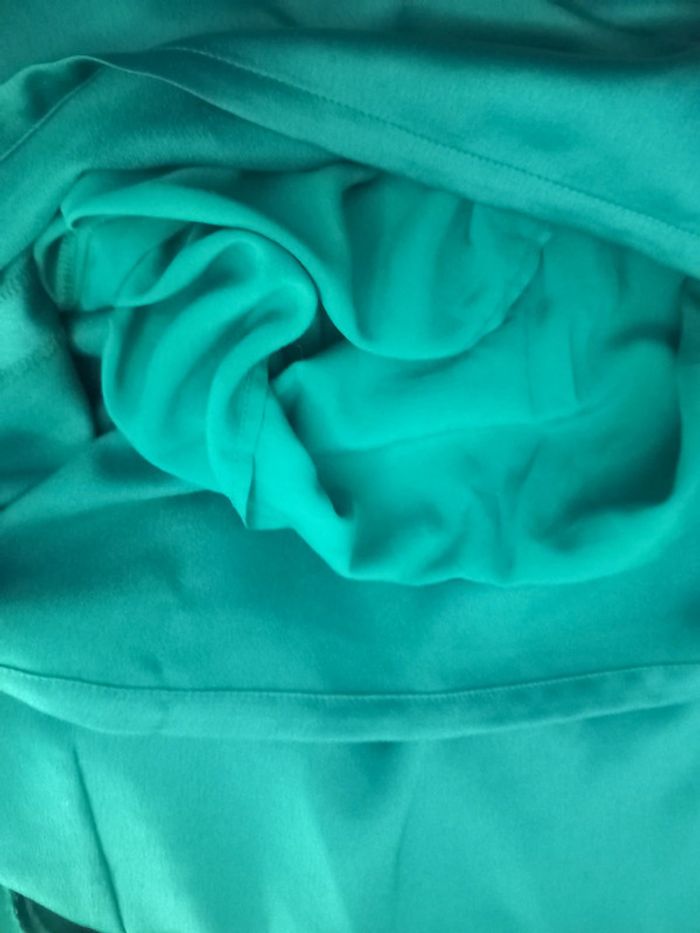 Robe verte manche volants - photo numéro 6