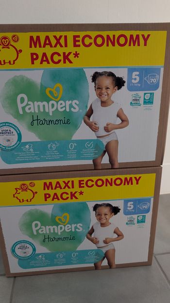 Couche Pampers Harmonie T5 X140 couches