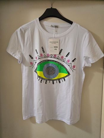 T-shirt œil brillant