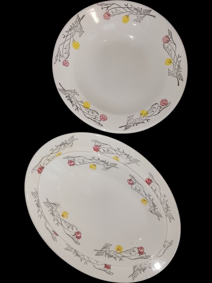 Plats Et Assiettes art Déco