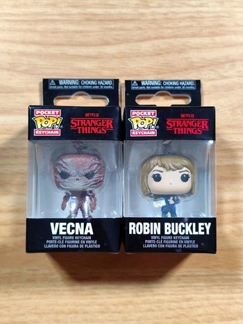 Lot de 2 Pocket Pop! Keychain Stranger Things - Vecna & Robin