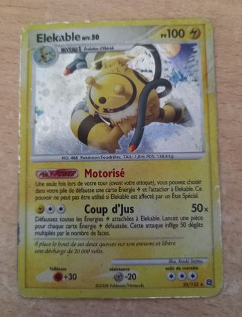carte pokemon de élékable niveau 50 cosmo holos, série merveilles secrètes