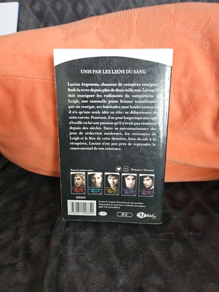 Livre de poche les vampires argeneau tome 6 - photo numéro 2