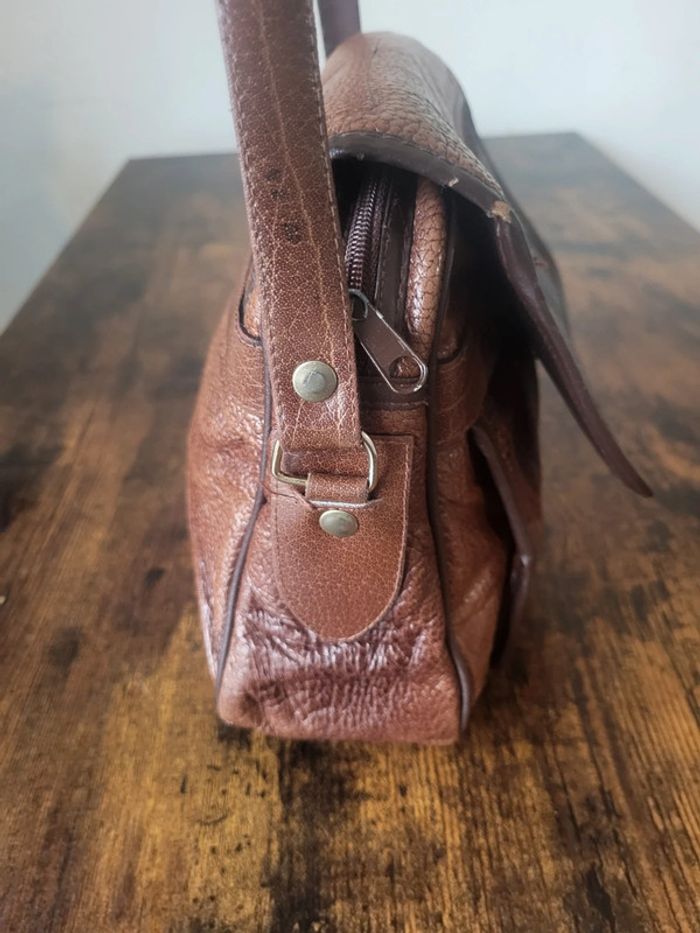 Sac a bandoulière cuir Vintage Dressing. - photo numéro 12