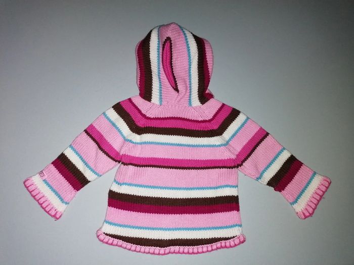 Pull à capuche snoopy en laine 2ans-92cm - photo numéro 2