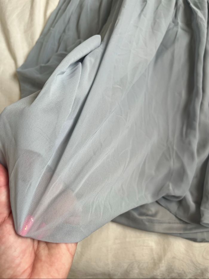 Robe de soirée Asos grise - photo numéro 3