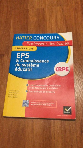 EPS concourt professeur des écoles