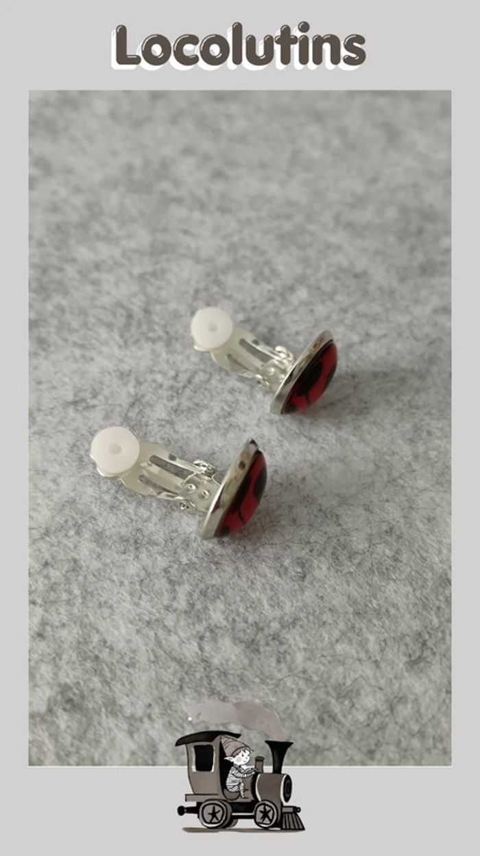 🚂 Boucles d’oreilles Miraculous à clipser - photo numéro 2