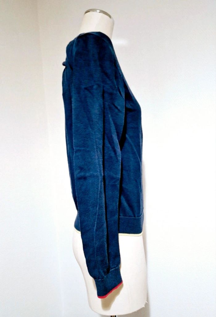 Pull bleu marine col v - 164 - gaastra - photo numéro 6