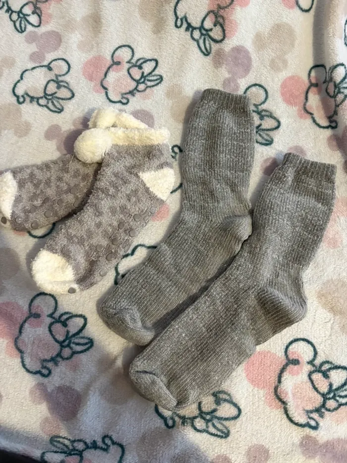 Lot de 2 paires de chaussettes polaire
