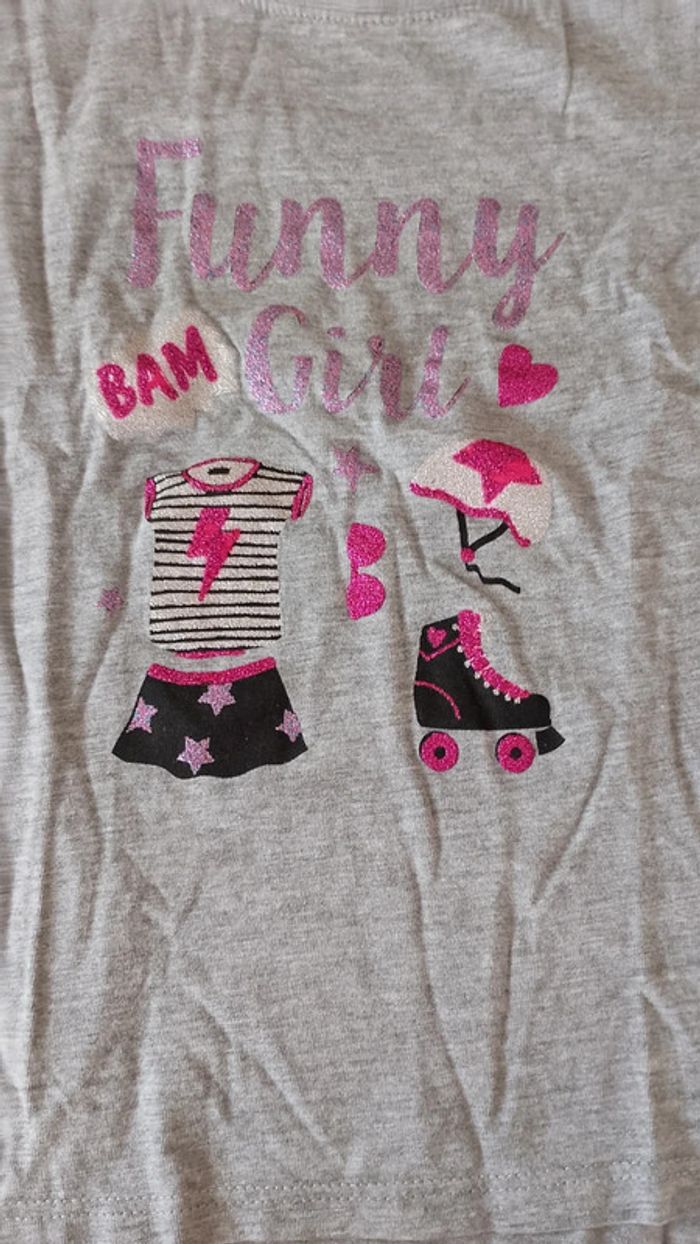 #manu_7896fille8ans t shirt manches longues - photo numéro 2