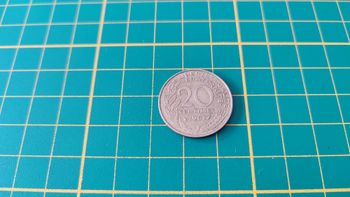 Pièce de 20 ct centimes de franc 1981 pièce de monnaie #SPDF