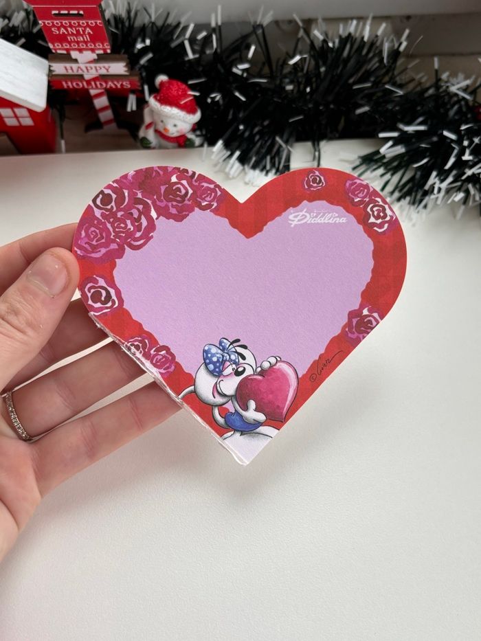 Fin de bloc cœur diddl - ancienne collection - vintage - diddlina