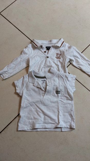 Lot de 2 t-shirts garçon 3 mois