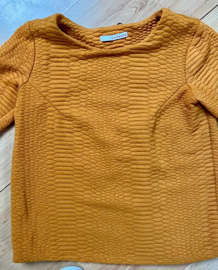 Pull moutarde - photo numéro 2
