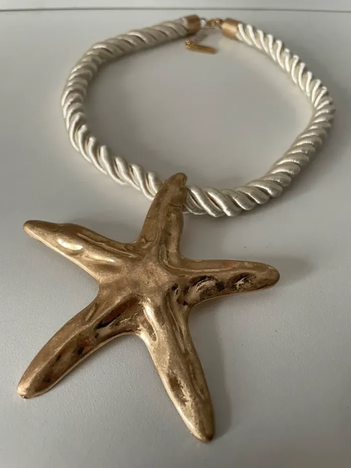 Collier étoile de mer doré Weekend Max Mara - photo numéro 4