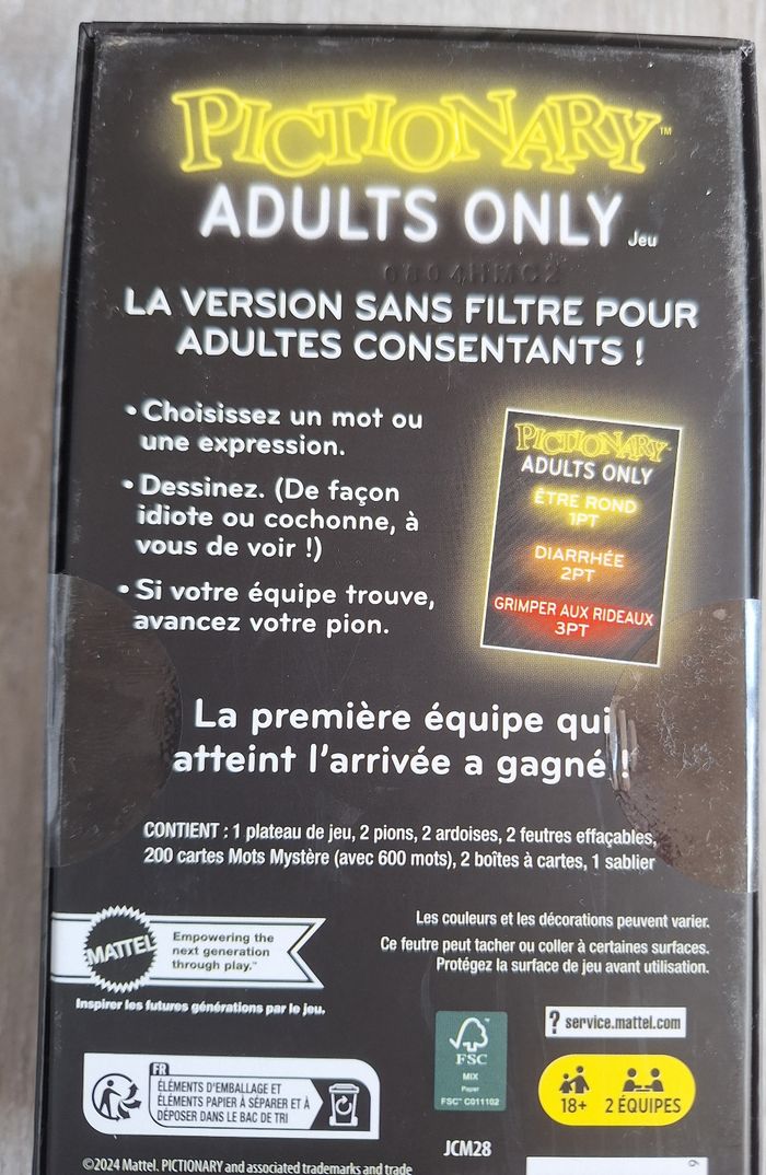 Pictionary adults only - photo numéro 2