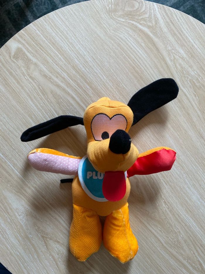 Peluche doudou vintage pluto - photo numéro 5