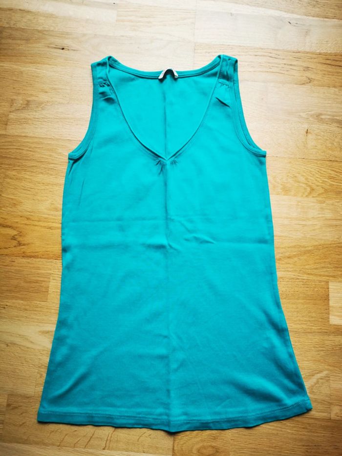 Débardeur turquoise neuf