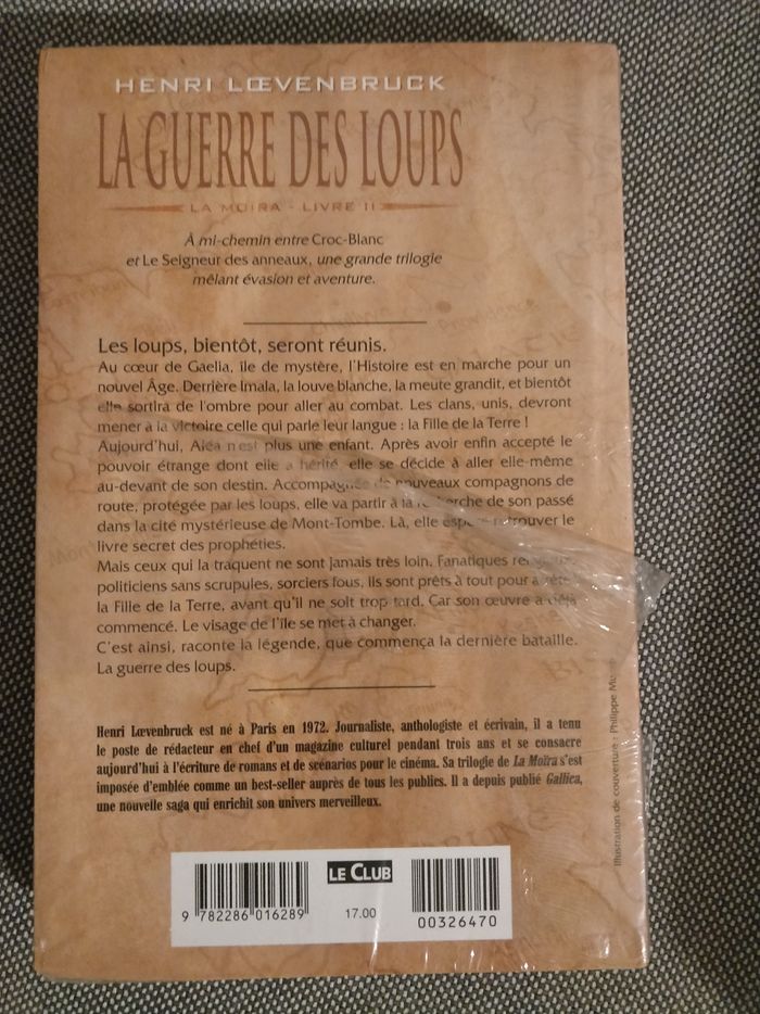Livres Trilogie "La Moïra" de Henri loevenbruck. - photo numéro 4