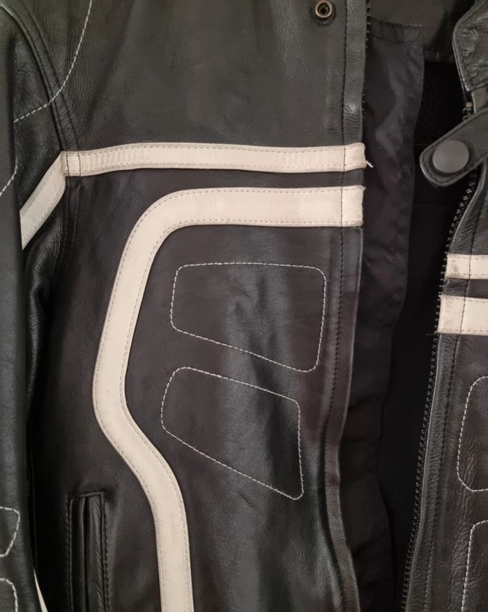 Veste cuir moto - photo numéro 3