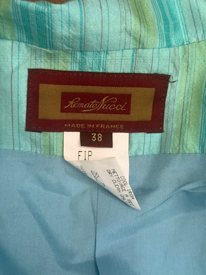Blazer Renato Nucci – 100 % soie – Taille 38 - photo numéro 6