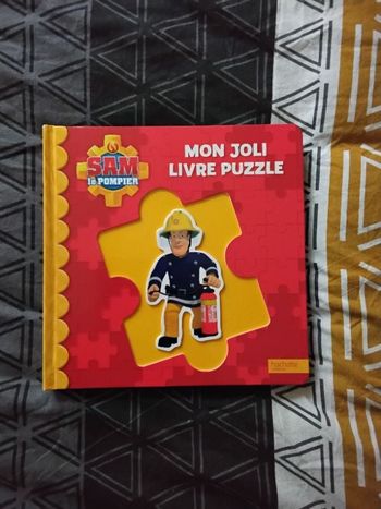 Mon joli livre puzzle Sam le pompier - Hachette jeunesse