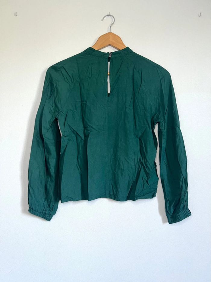 Blouse manches longues Jennyfer vert foncé - photo numéro 2
