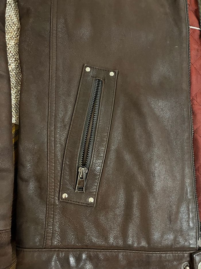 Veste Homme Factory en cuir de chèvre – Taille 50 (équivalent L) – Très bon état - photo numéro 10