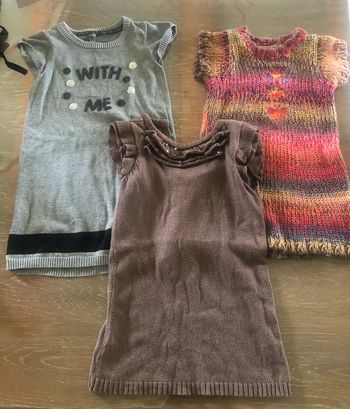 B - Lot robe tunique manche courtes hivers