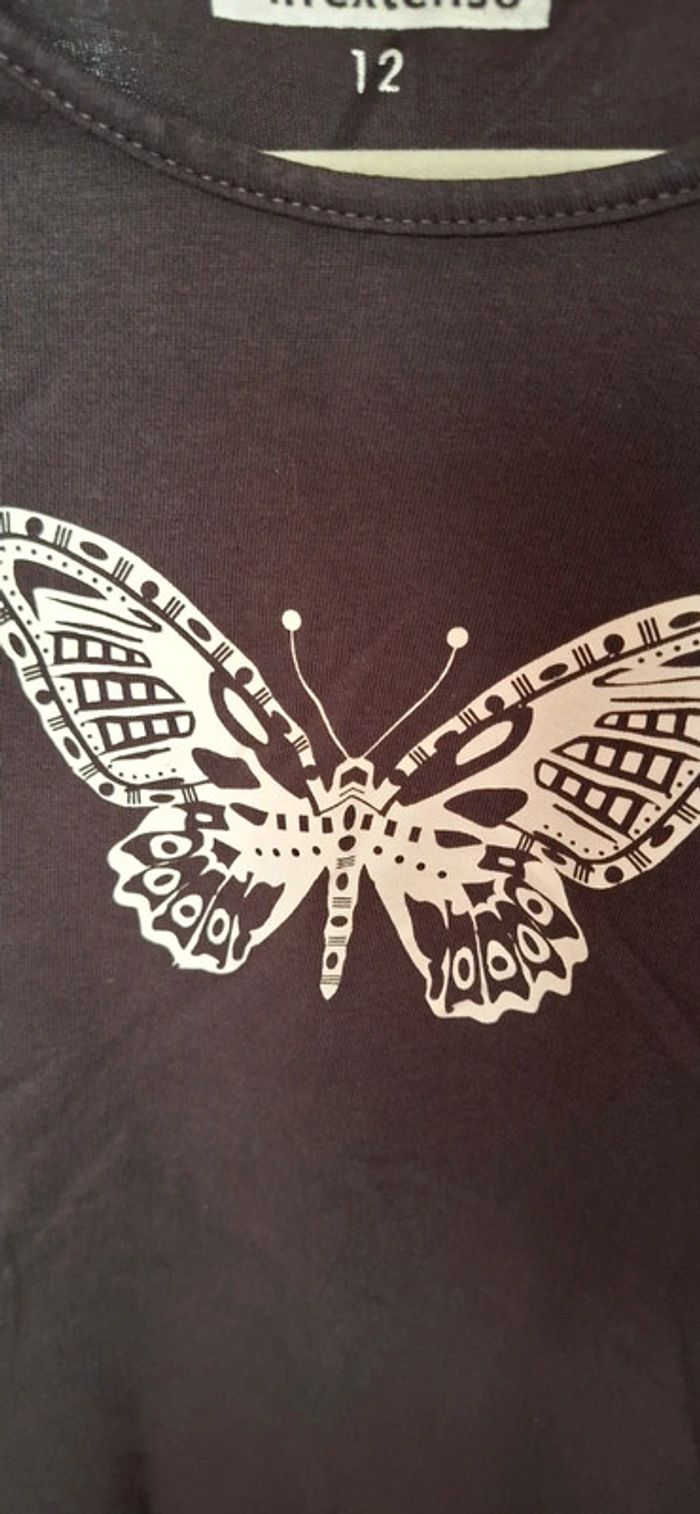 T-shirt ml fille 12 ans - photo numéro 2