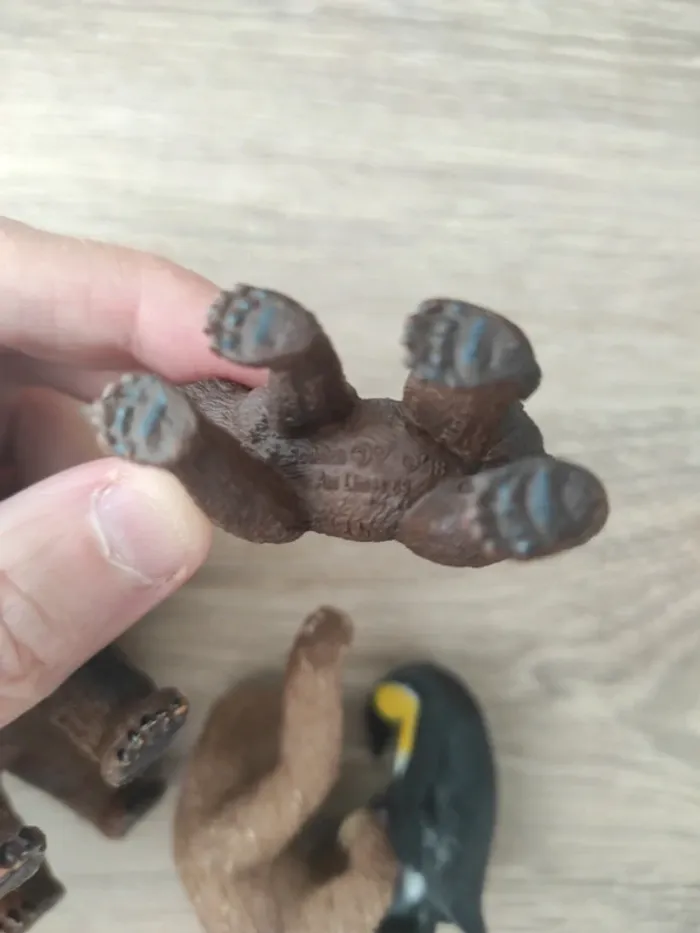 Lot de 3 figurines Schleich et une figurine pinguin - photo numéro 5