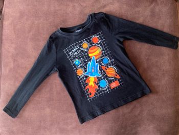 T-shirt 3 ans système solaire