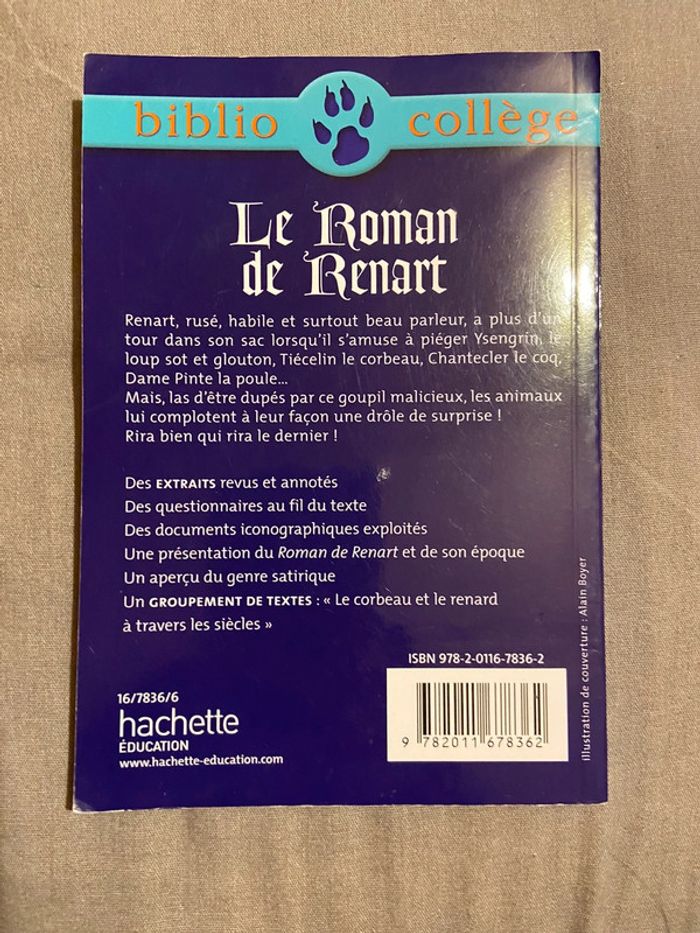 Livre Le roman de renard - photo numéro 2