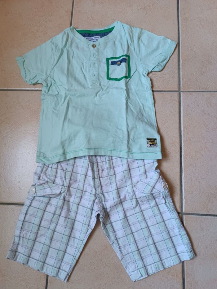 Ensemble short et Tee shirt La fabrique des garçons 4 ans