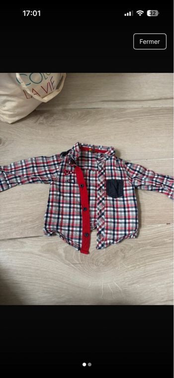 Chemise 6 mois