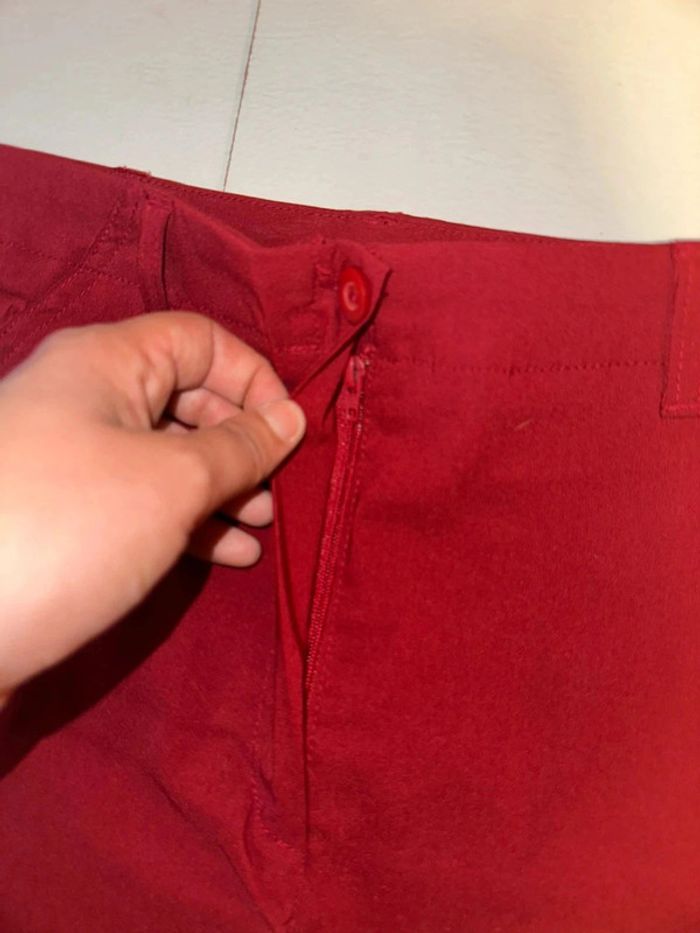Jean rouge Camaïeu T36 neuf - photo numéro 6