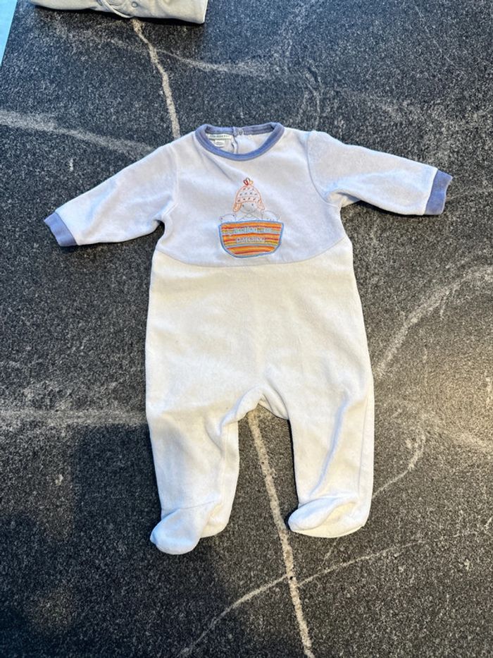 Pyjama mixte chaud Vertbaudet 3 mois bon état