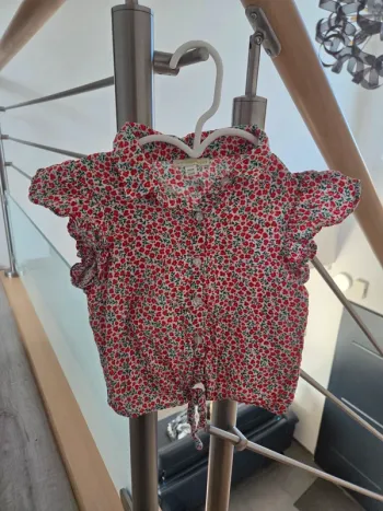 Blouse à fleurs