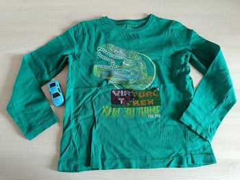 t-shirt manche longue sequin