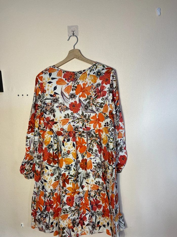Robe à imprimés champêtre - Taille L - photo numéro 6