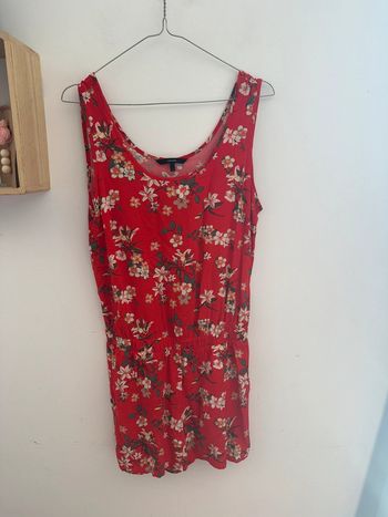 Sublime Combi, short, Véro Moda, à fleurs rouge, taille S