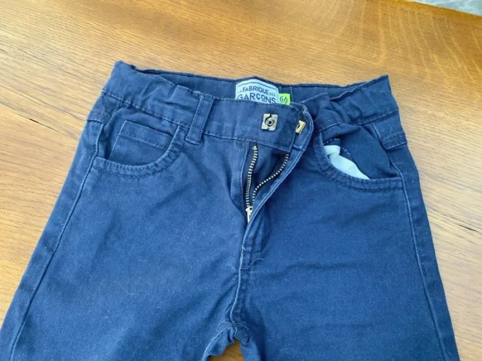 Pantalon la fabrique des garçons 6 ans bleu marine - photo numéro 2