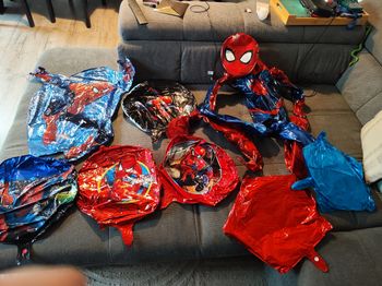 Lot ballons décoration spiderman