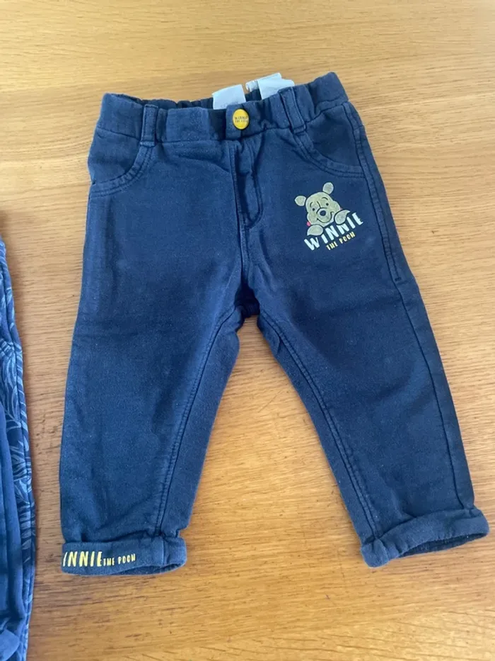 Lot 4 pantalons coton 12 mois - photo numéro 9