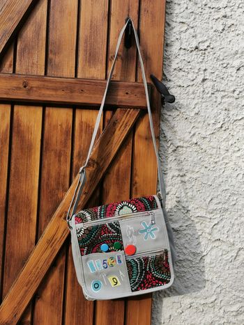 Sac à main Multicolore avec bandoulière réglable